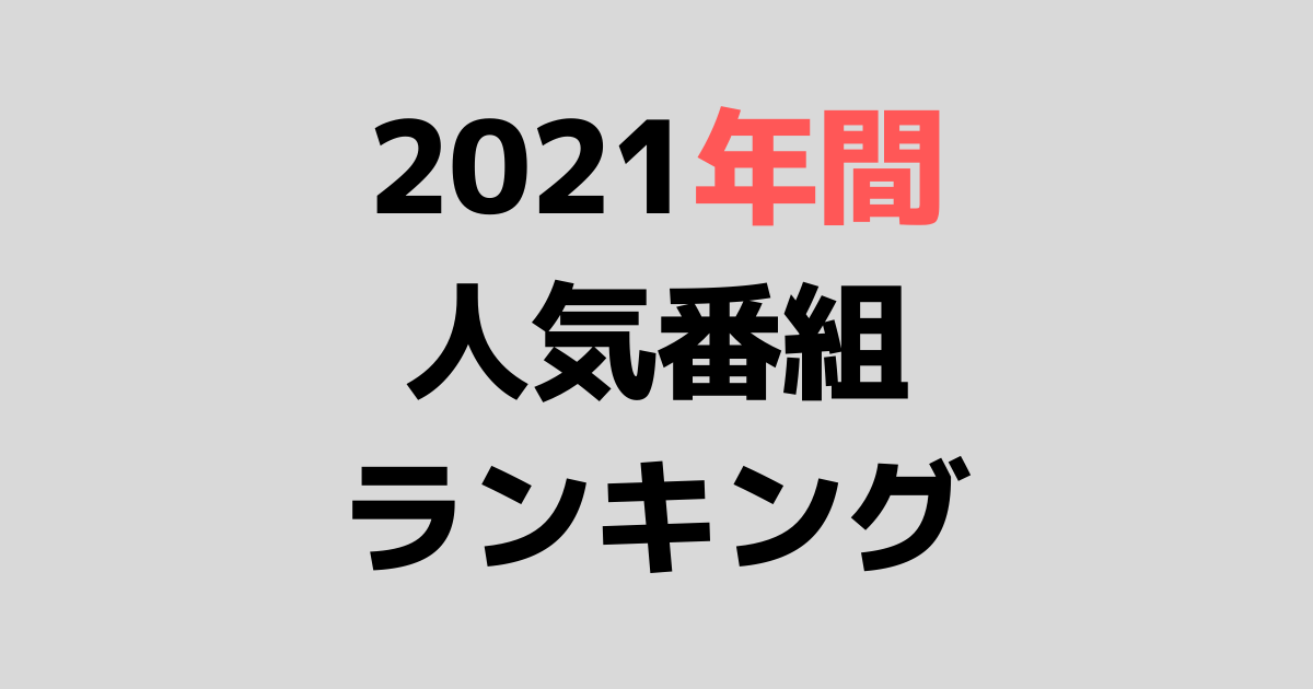 ABEMA2021年年間人気番組ランキング｜視聴数を稼ぐキーワードが判明する。